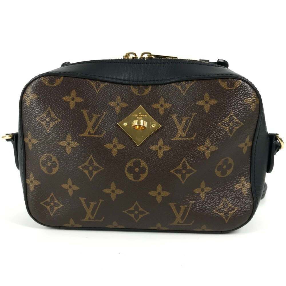 LOUIS VUITTON Black Monogram Canvas Pochette Shoulder Bag - Picture 2 of 15